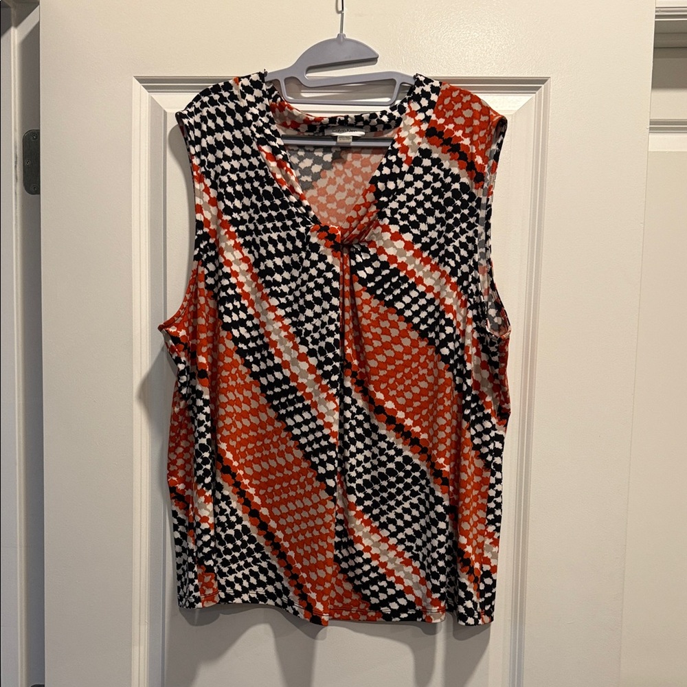 Calvin Klein 3X Sleeveless Blouse